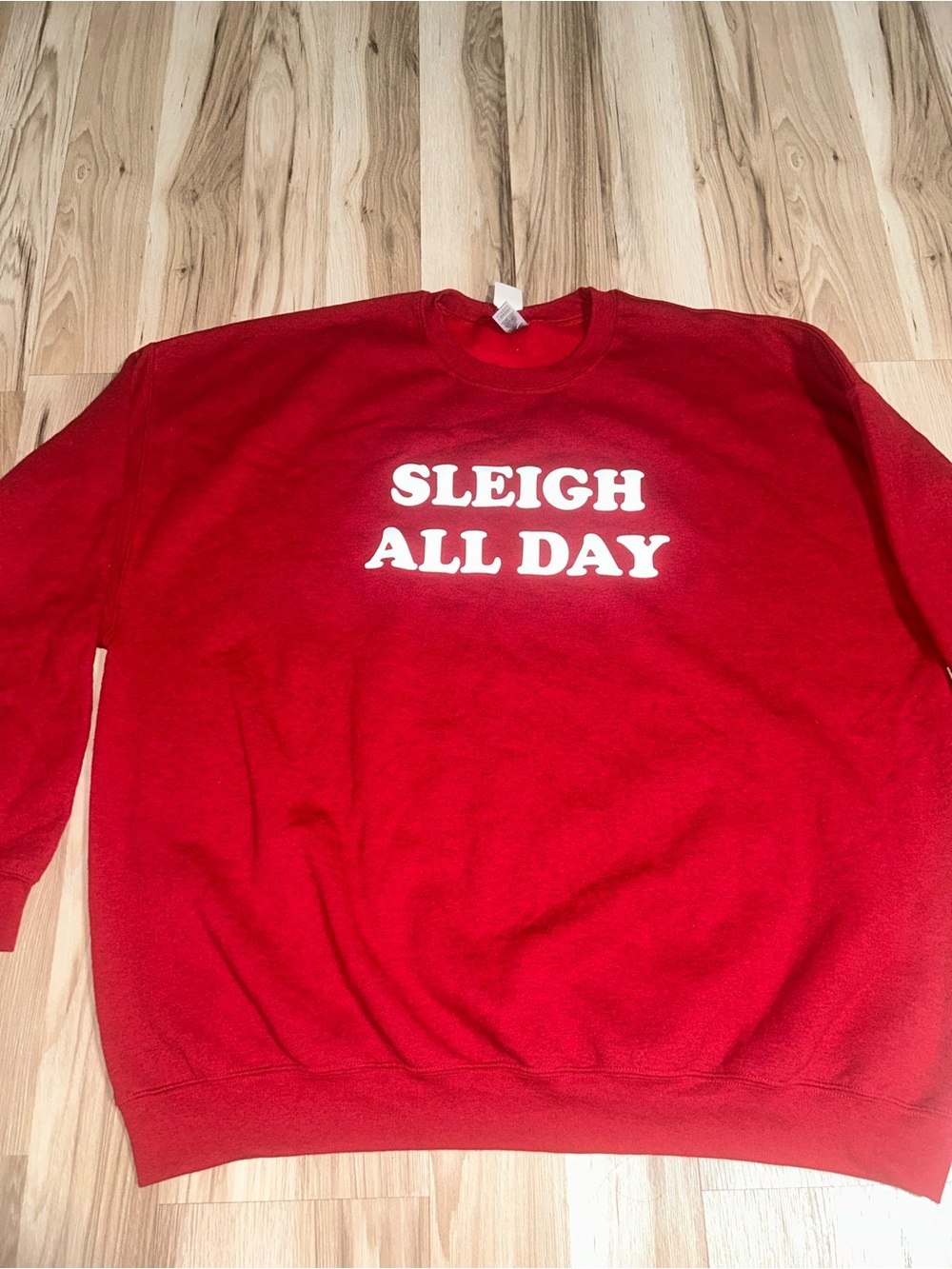 Gildan Red Heavy Blend Crewneck Sweatshirt